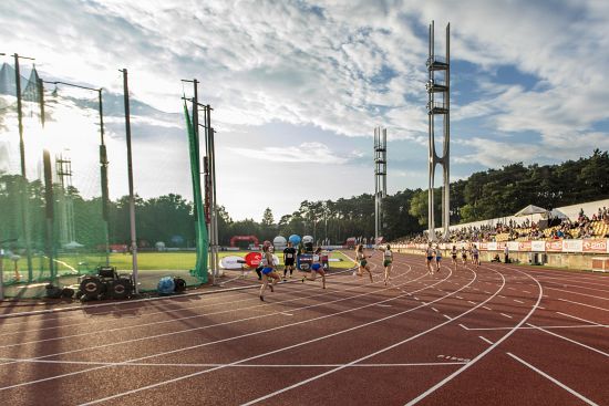 Stadion podczas zawodów