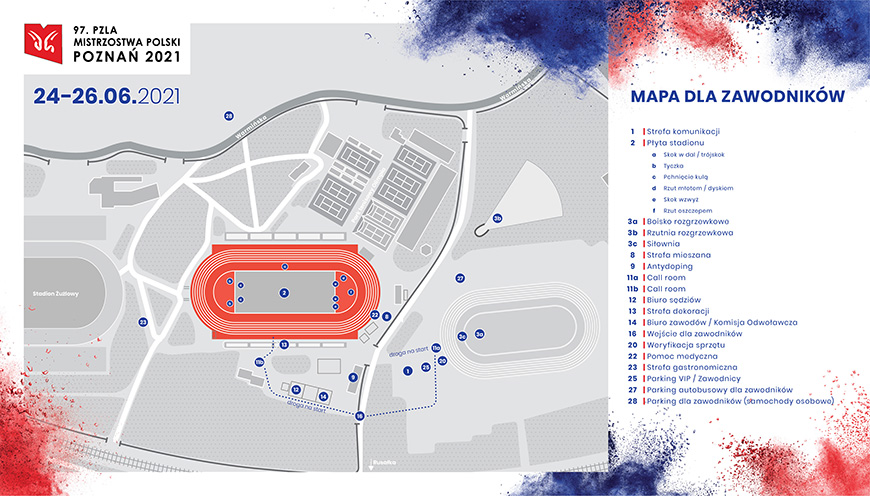 mapa dla zawodników